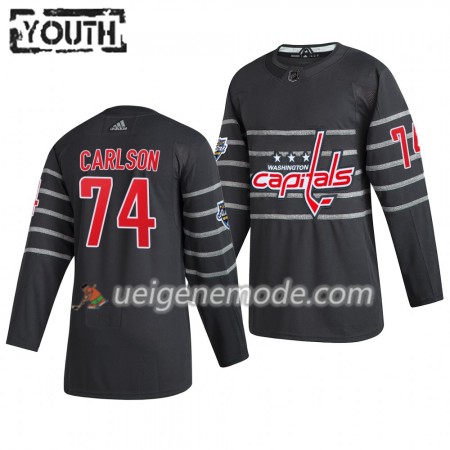 Kinder Washington Capitals Trikot John Carlson 74 Grau Adidas 2020 NHL All-Star Authentic